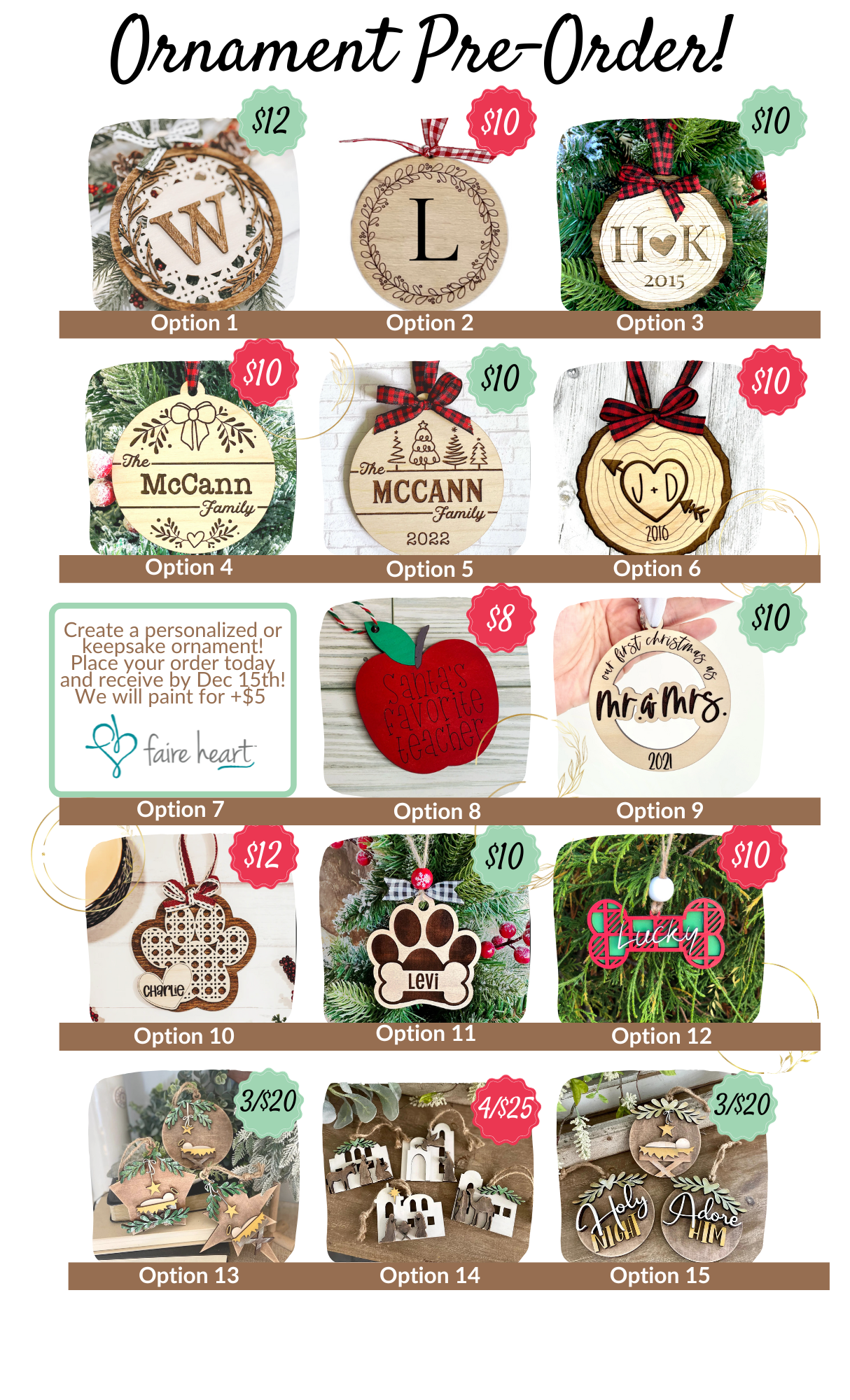 Ornament Pre-Order
