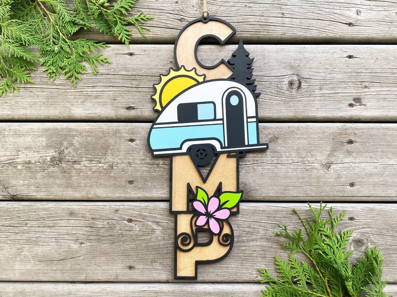 August 23 - DIY Camping Signs at Poncho's Pond Campground!