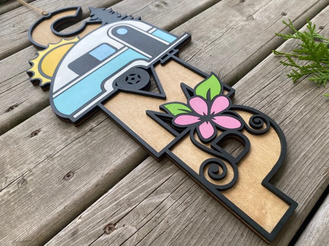 August 23 - DIY Camping Signs at Poncho's Pond Campground!