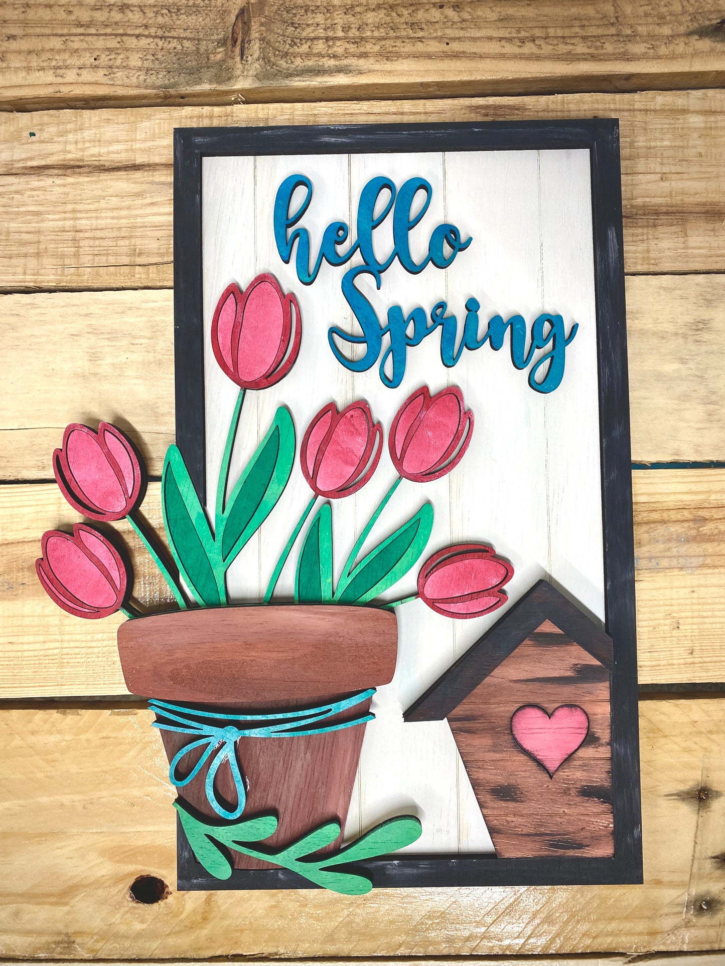 Spring 3D Signs