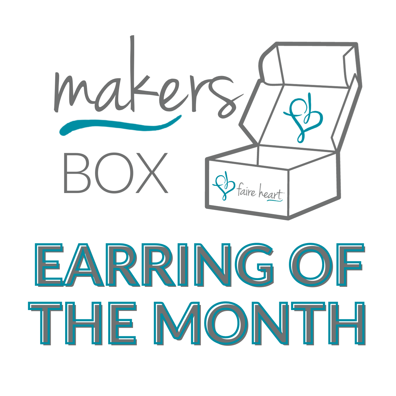 Makers EARRING of the Month Subscription - December