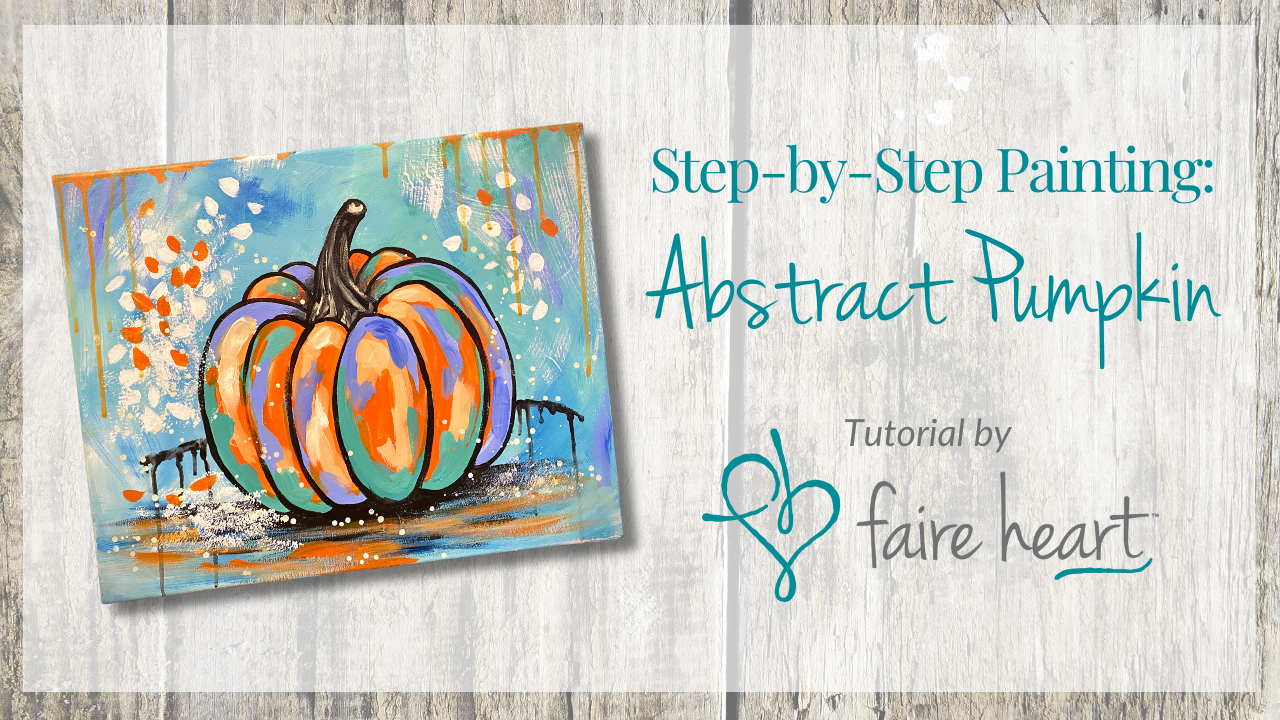 Abstract Pumpkin Video Tutorial