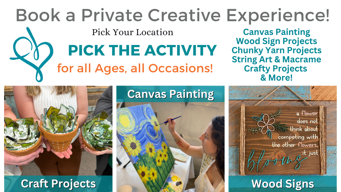 YOUR Own Private Creative Event!
