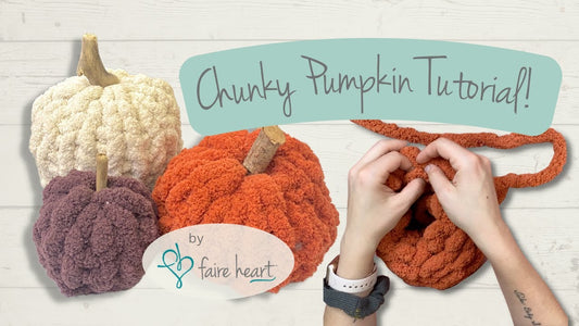 Chunky Yarn Pumpkin Video Tutorial