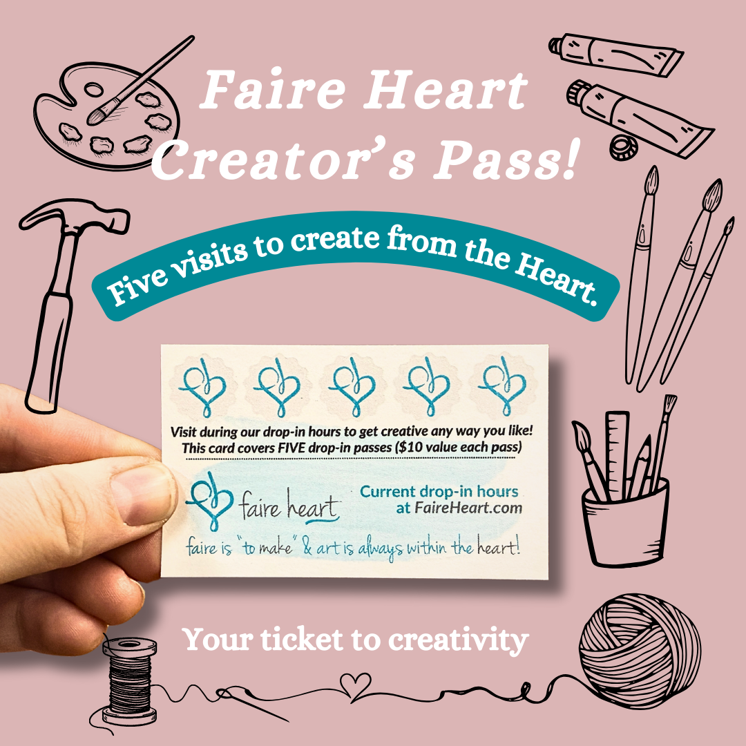 Creator's Pass - FIVE Drop-Ins at 50% off!