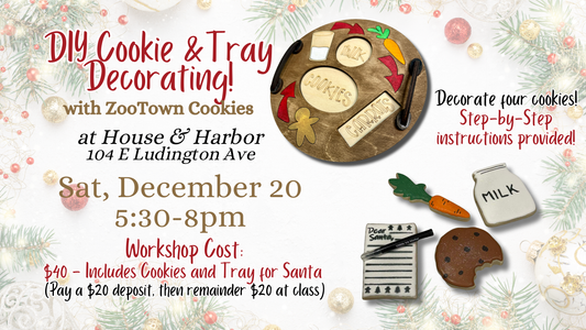December 20th - DIY Cookie Decorating and Cookie Tray for Santa!