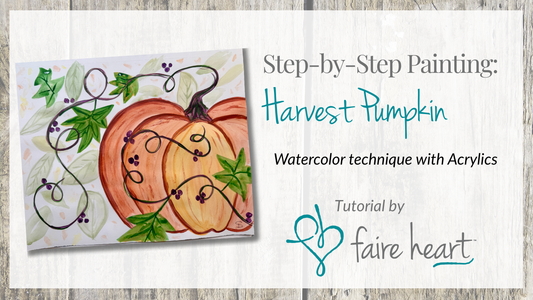 Harvest Pumpkin Video Tutorial
