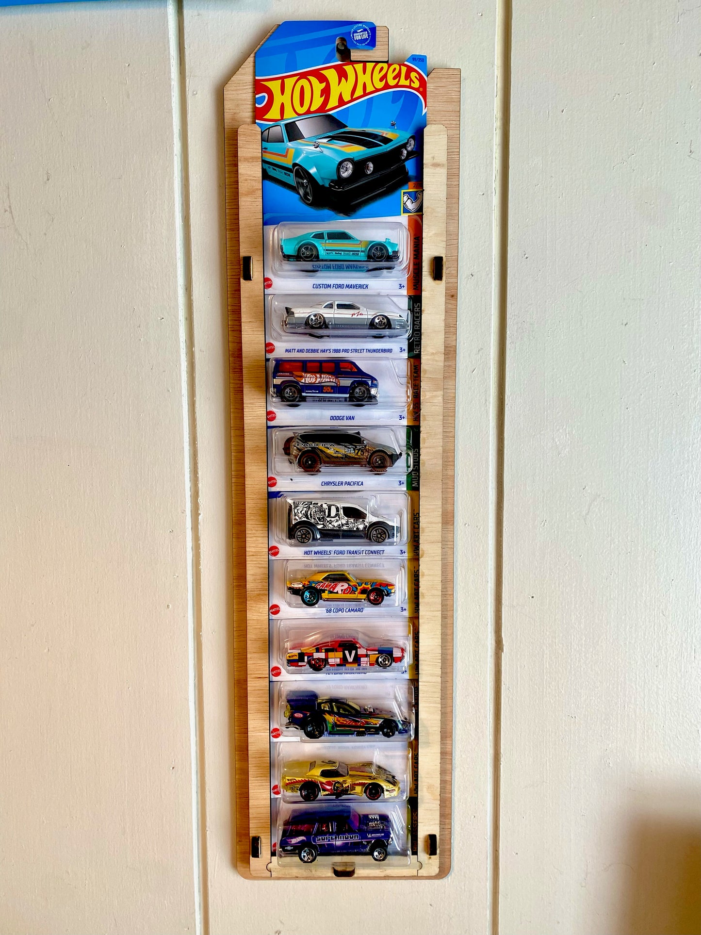 DIY Collector / Matchbox Car Rack