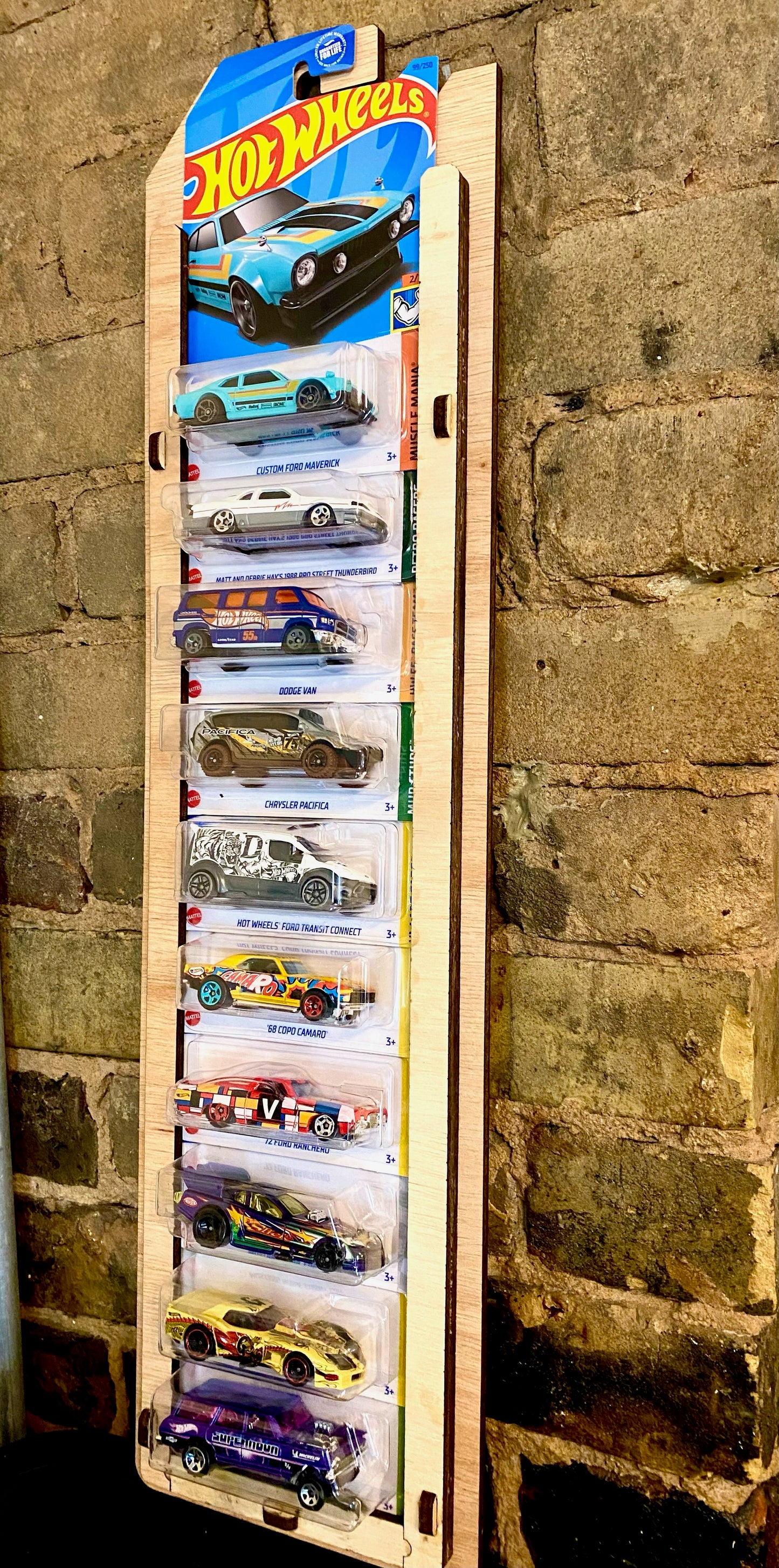 DIY Collector / Matchbox Car Rack