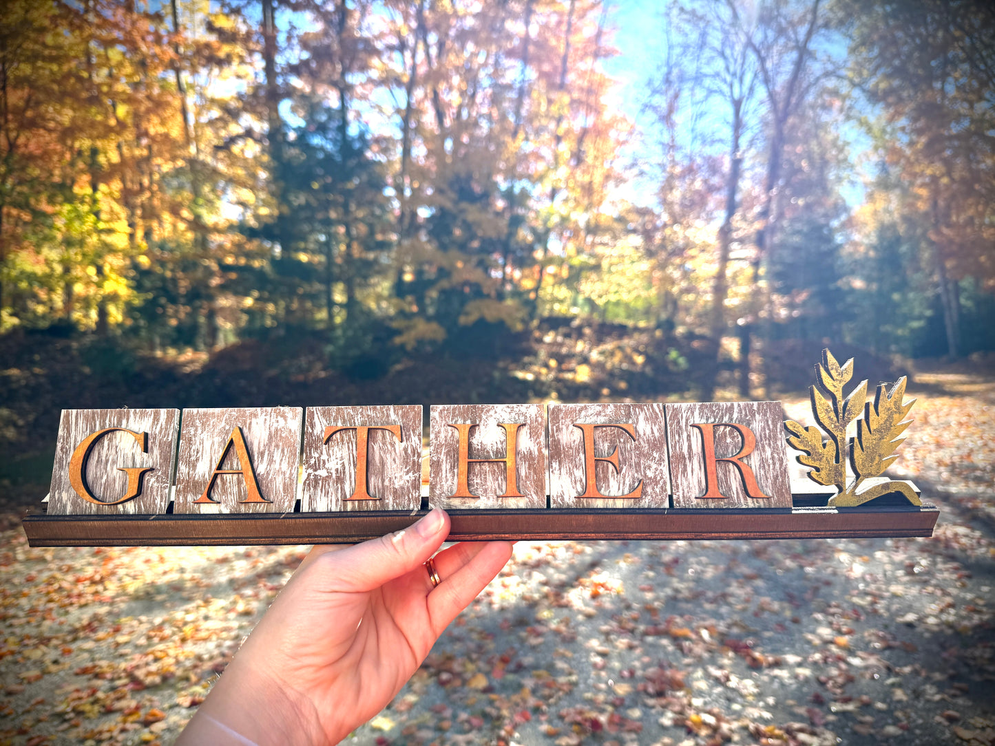 November 14th at Cluck Bucket - DIY Reversible Scrabble Letter Sign