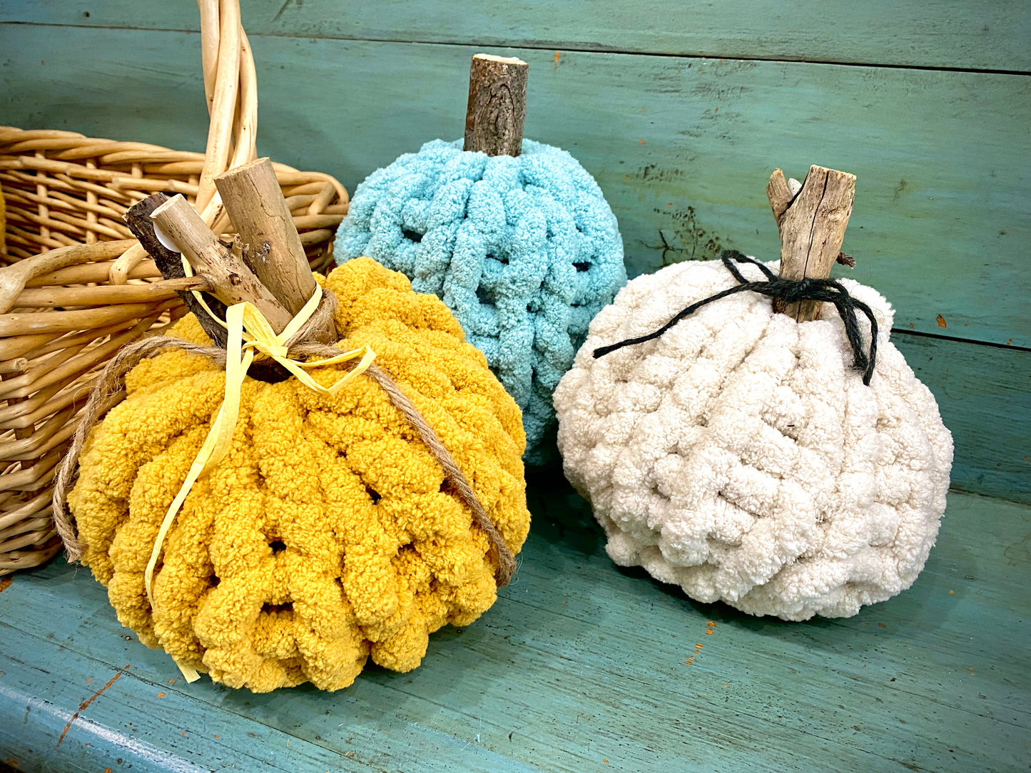 Chunky Yarn Pumpkin Video Tutorial