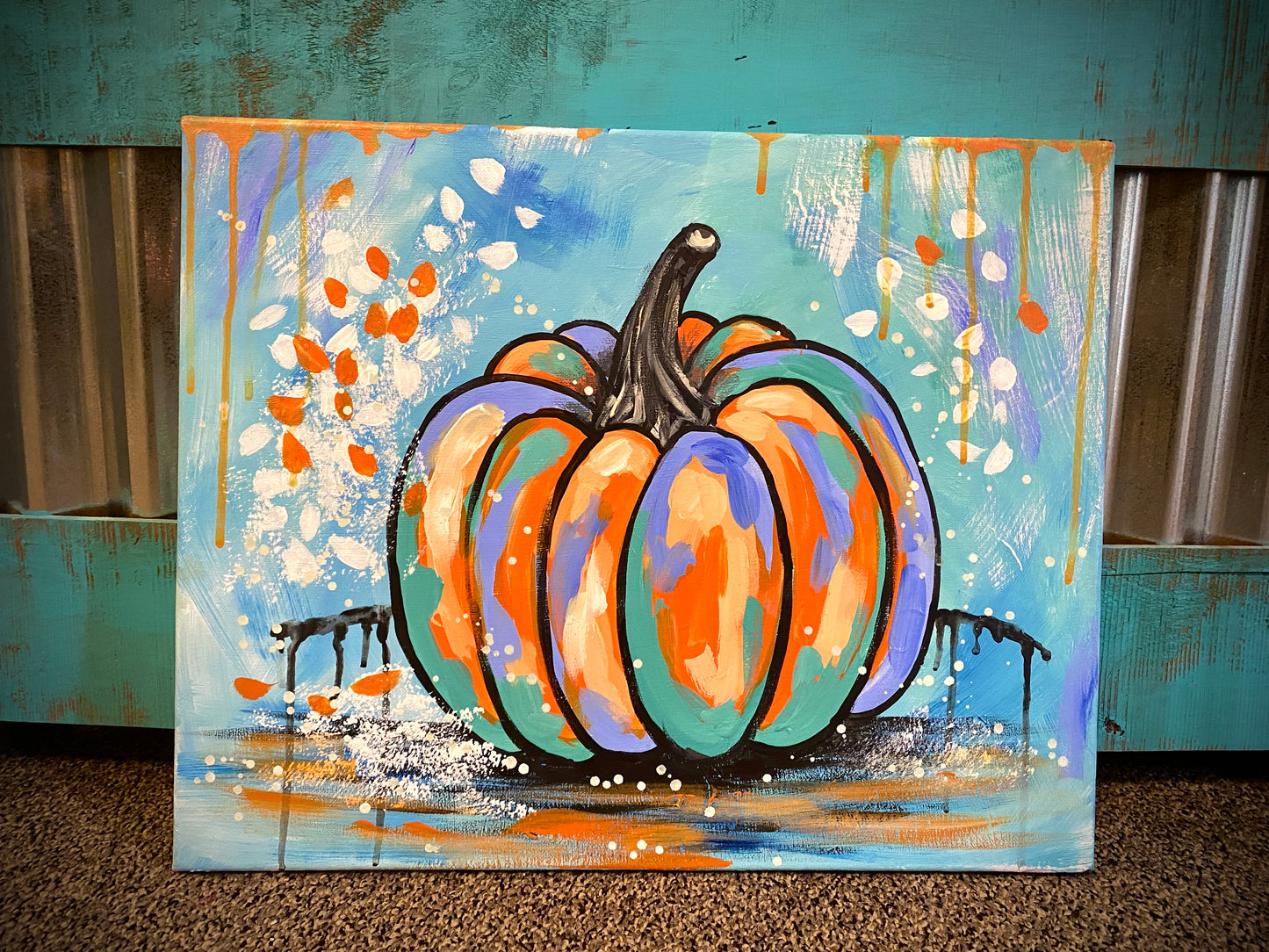 Abstract Pumpkin Video Tutorial