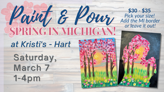 March 7 - "Paint & Pour" at Kristi's Pour House