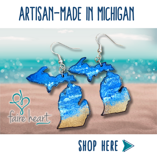 Michigan Peninsulas Earrings