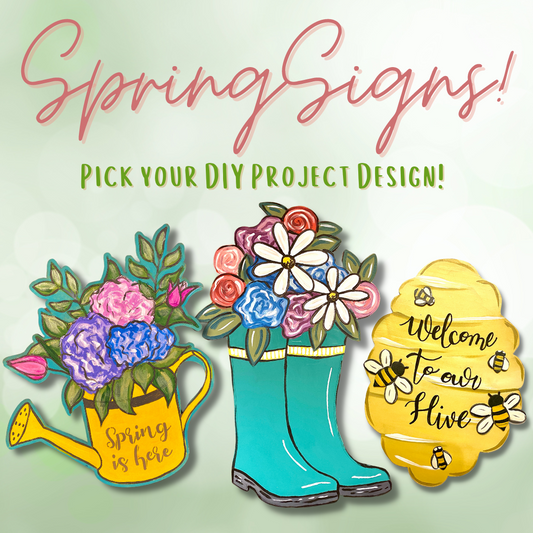 Spring Door Hangers Project