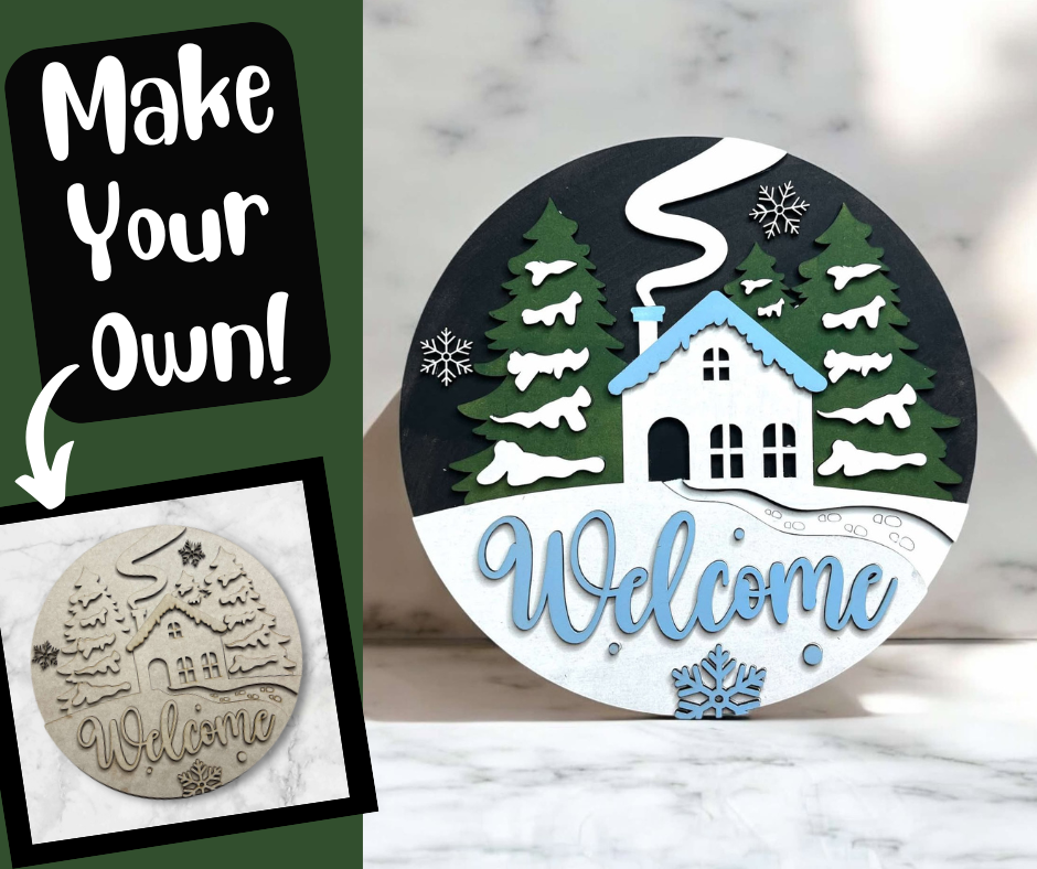 January 17th at KRAVE - Make & Take Wintry Wood Projects