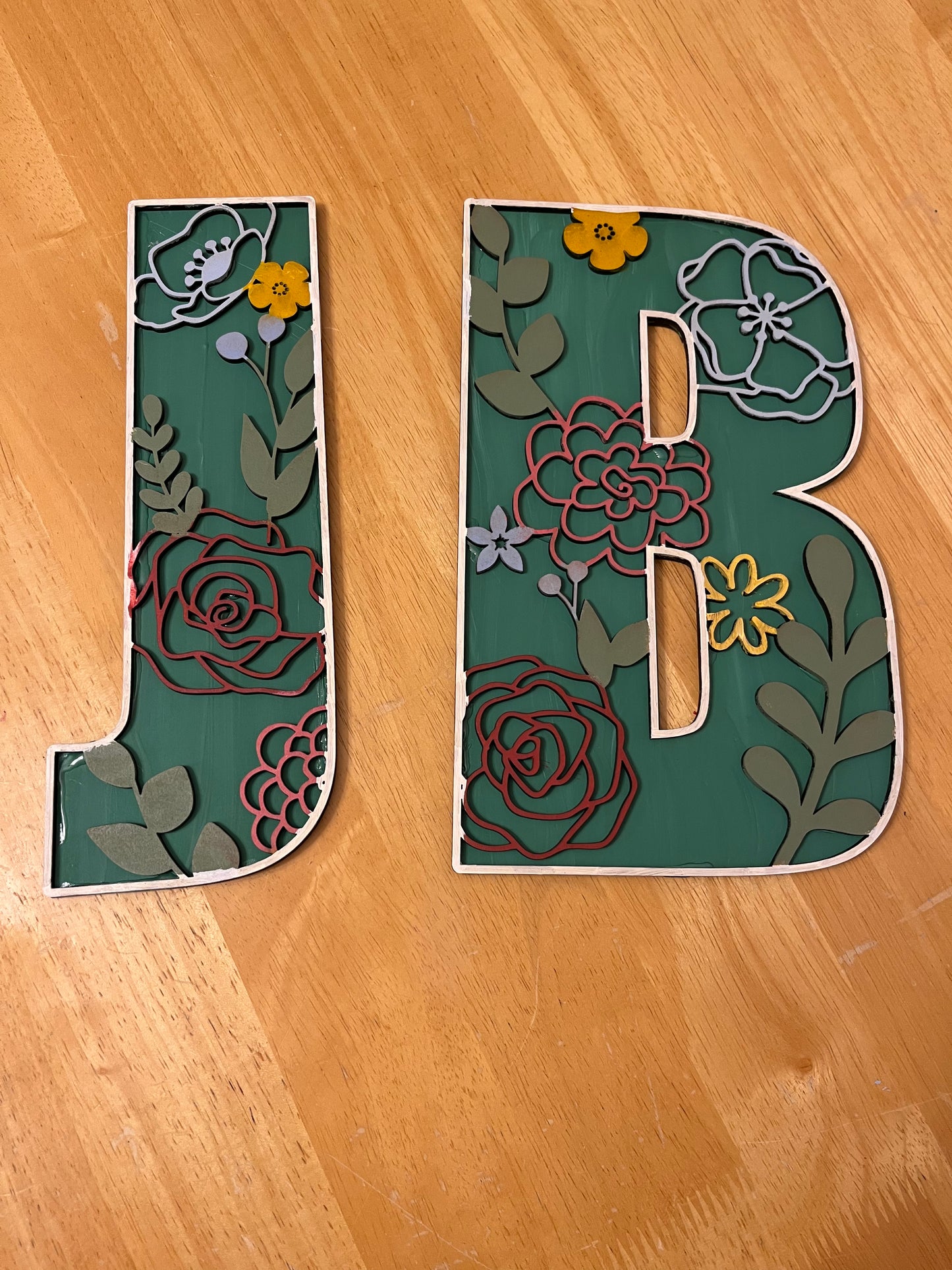 Floral Letter Craft Kit