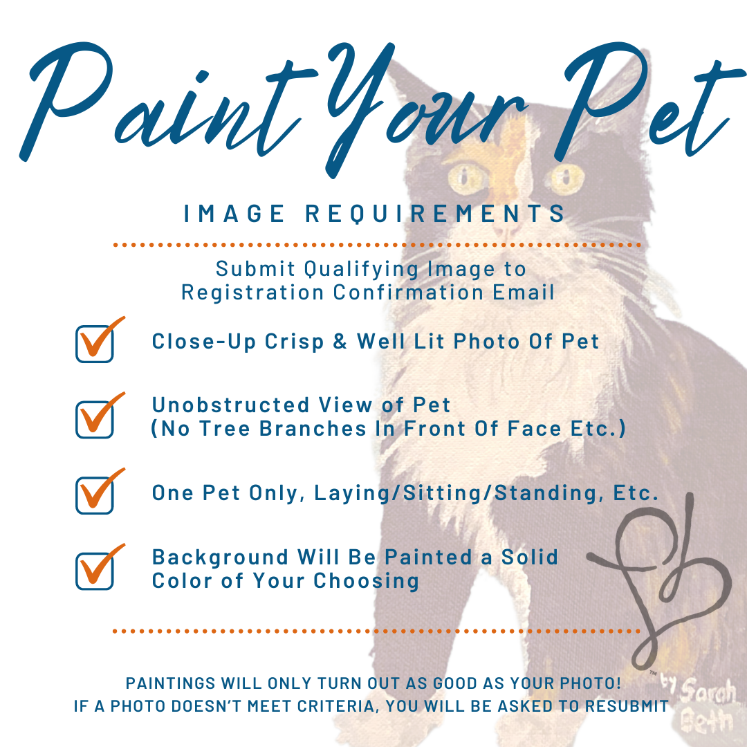 Pet Portrait Canvas Painting DEPOSIT